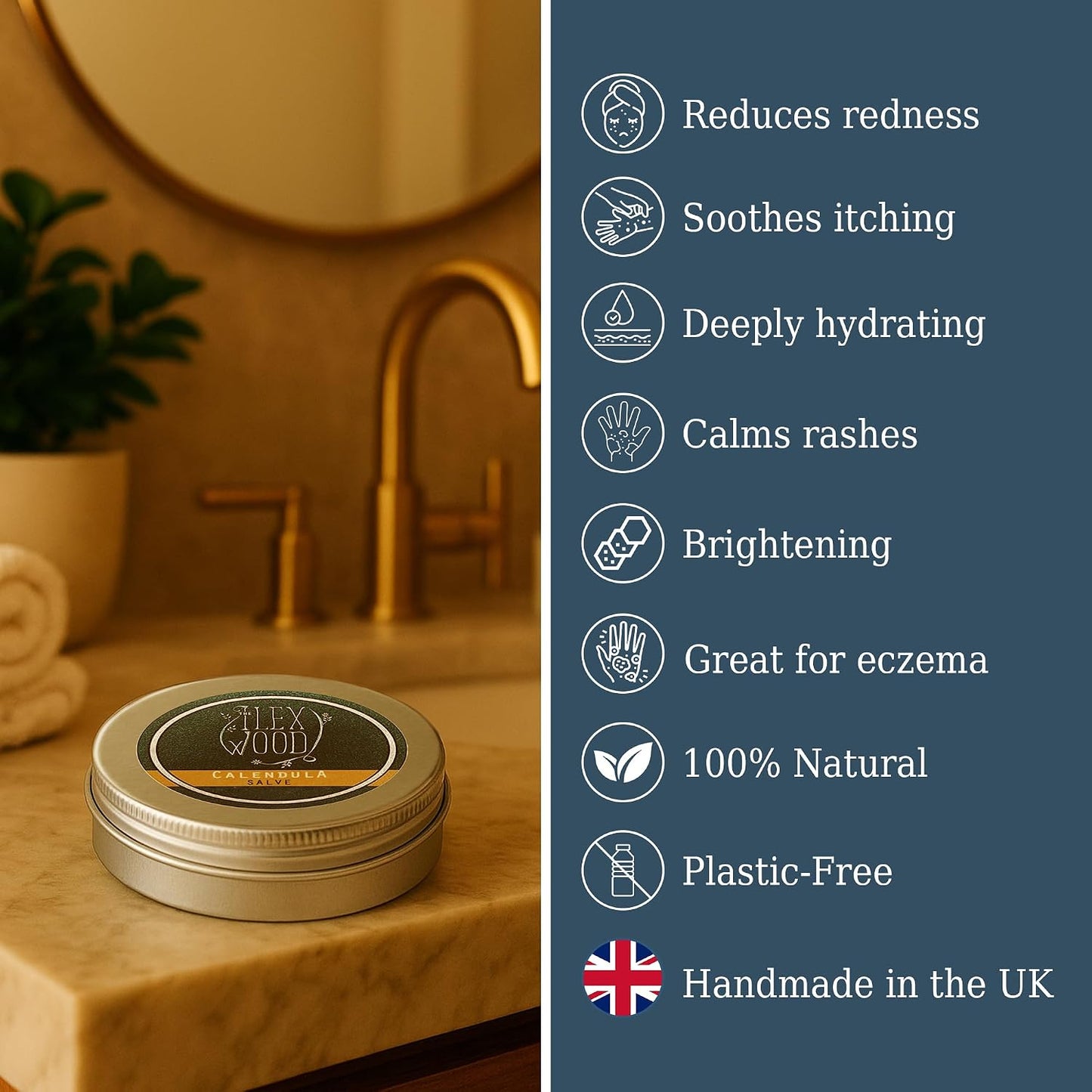 Calendula Salve All-Natural Skin Balm 100Ml