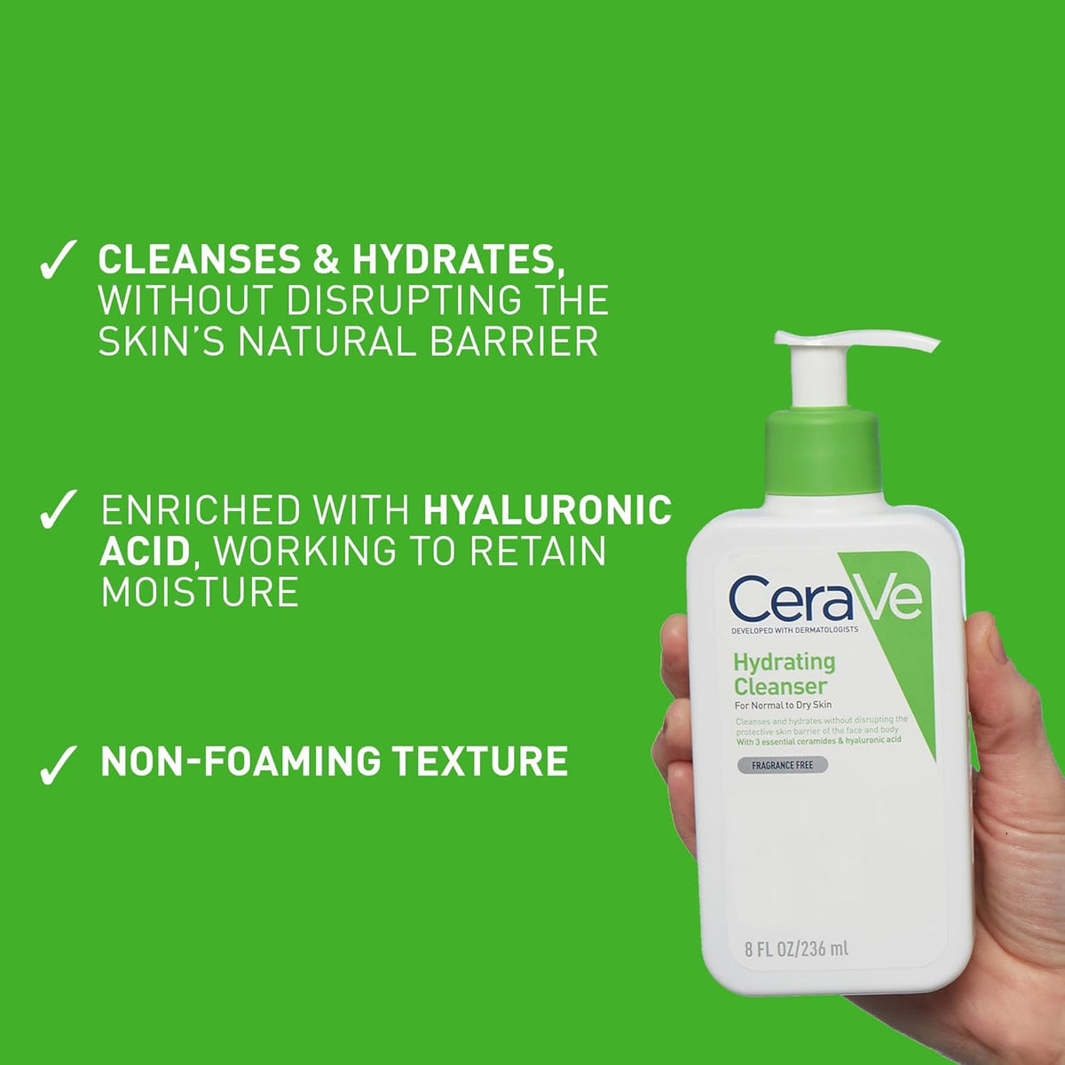 Face &amp; Body Routine for Dry Skin, Hydrating Cleanser &amp; Moisturising Lotion 473Ml X2