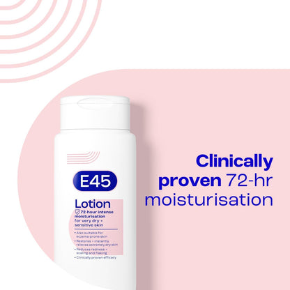 Moisturising Lotion 200 Ml, Daily Body Moisturiser for Dry & Sensitive Skin, Long-Lasting Hydration to Soothe, Protect & Restore Softness
