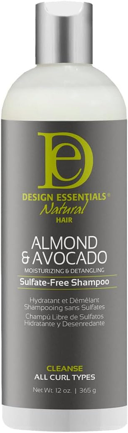 Almond & Avocado Moisturising Shampoo, 341 Ml