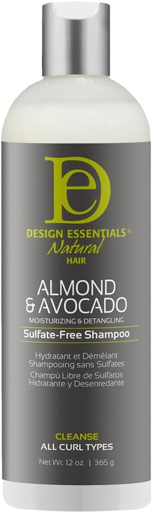 Almond & Avocado Moisturising Shampoo, 341 Ml