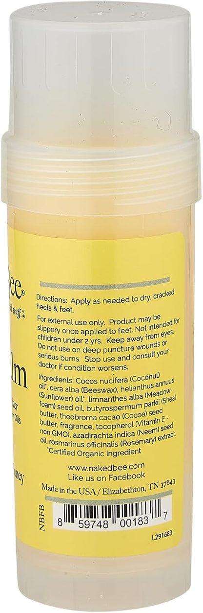 Orange Blossom Honey Restoration Foot Balm Stick 57G | Foot Care Heel Balm Repair Moisturiser | Skin Care Moisturising Cream for Cracked Heels and Dry Skin