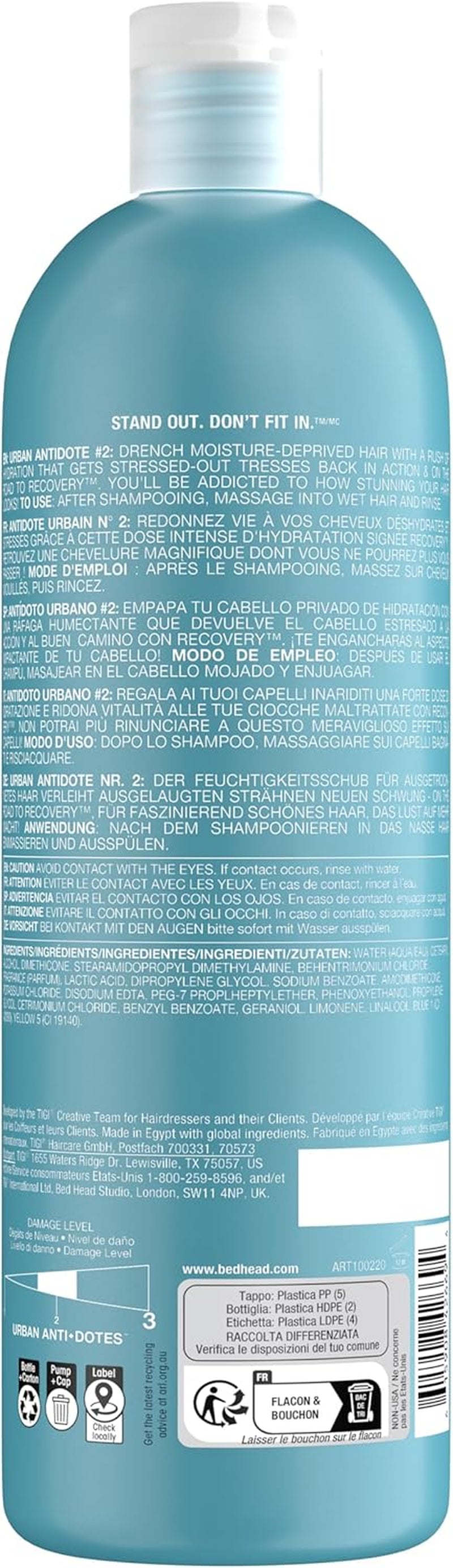 Bed Head by  Recovery Conditioner, 750Ml