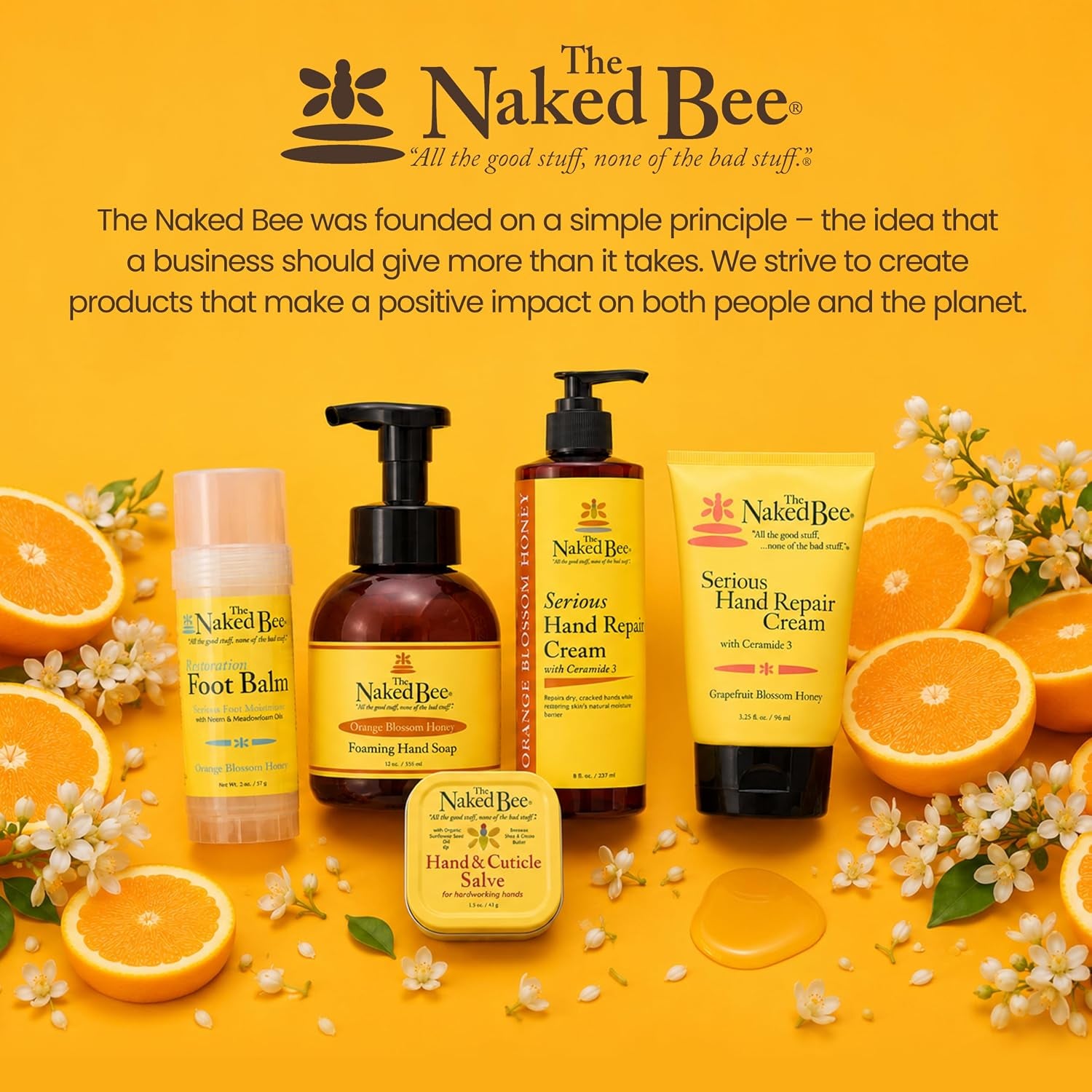 Orange Blossom Honey Restoration Foot Balm Stick 57G | Foot Care Heel Balm Repair Moisturiser | Skin Care Moisturising Cream for Cracked Heels and Dry Skin