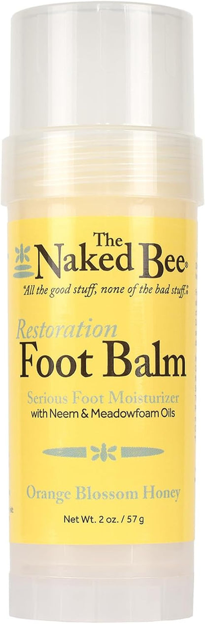 Orange Blossom Honey Restoration Foot Balm Stick 57G | Foot Care Heel Balm Repair Moisturiser | Skin Care Moisturising Cream for Cracked Heels and Dry Skin